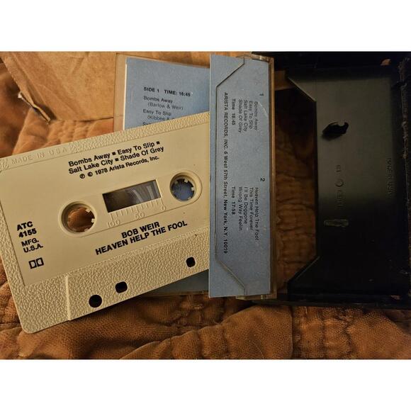 Bob Weir (Grateful Dead)-Heaven Help the fool -RARE original vintage cassette NM - Picture 2 of 3
